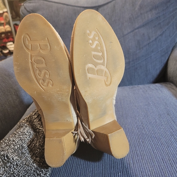 Leather suede Chunky  fringeboots y2k - Picture 5 of 9